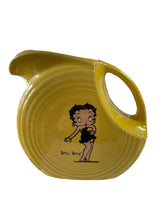 Load image into Gallery viewer, Fiesta Betty Boop Yellow Large Water  Pitcher
