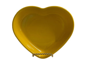 Fiesta Large Heart Bowl Daffodil NWT