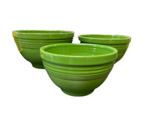 Load image into Gallery viewer, Fiesta Shamrock 3 pc Baking Mixing Bowl Set retired color
