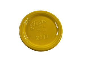 FIESTA 2017 DAFFODIL COASTER 4 1/4" DIAMETER HTF Limited Made