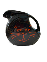 Load image into Gallery viewer, Fiesta Black Cat  Large Water Pitcher.
