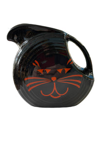 Fiesta Black Cat  Large Water Pitcher.