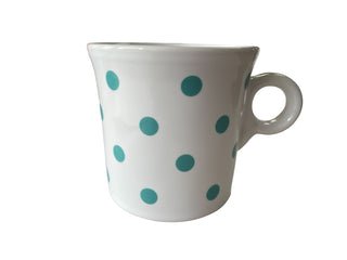 Fiesta HLCCA White w Turquoise  Dots Mug Outlet Exclusive