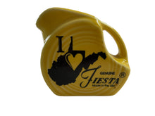 Load image into Gallery viewer, Fiesta Mini Disc Pitcher I LOVE FIESTA Sunflower Creamer 3.25&quot;
