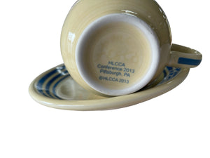 Fiesta HLCCA 2013  Exclusive Blue Stripe Cup & Saucer