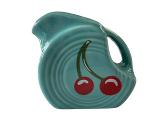 Fiesta HLCCA Turquoise & Cherries Mini Disc  Pitcher