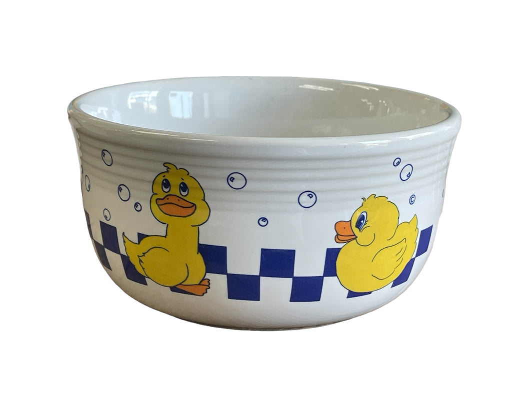 FIESTA JUST DUCKY GUSTO BOWL RUBBER DUCKIE CHILDS