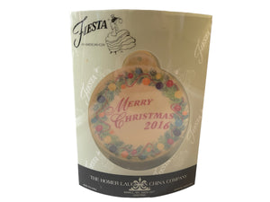 Fiesta Merry Christmas Wreath  2016 Ornament
