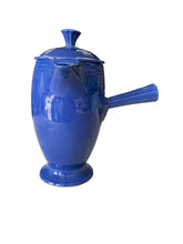 Load image into Gallery viewer, Vintage Fiesta Cobalt Blue Demitasse Coffee Pot
