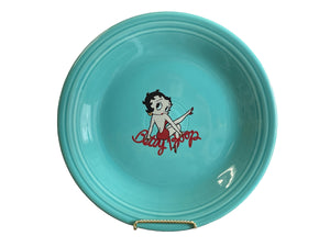 Fiesta Turquoise Betty Boop Dinner Plate