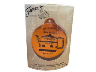 Fiesta 2022 Teapot Day Butterscotch Ornament