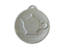 Load image into Gallery viewer, Fiesta Ivory Embossed Teapot HLCCA Ornament
