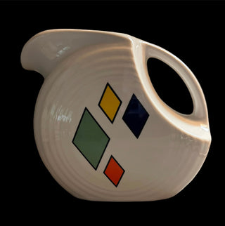 Fiesta Harlequin Fusion Large Disc Pitcher 2023 HLCCA Conference Exclusive