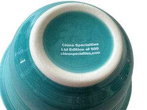 Fiesta China Specialties Noon Over Miami Bullion Bowl Turquoise