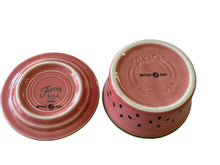 Load image into Gallery viewer, Fiesta FTCCO Watermelon Ramekin  w Coaster Salt Cellar
