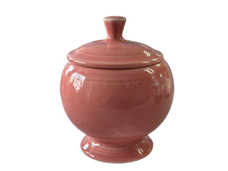 Fiesta Peony  Individual Sugar Bowl w Lid Retired 7oz