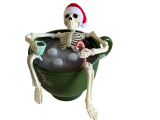 Bone Tired Skelly  Cocoa Time By Color Me Mosaic