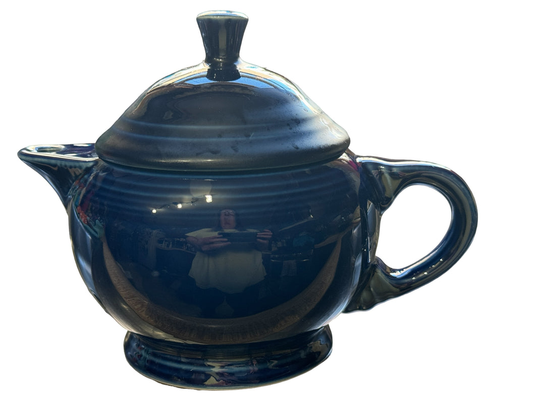 Fiesta Cobalt 2 Cup Teapot Retired color & design