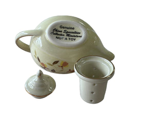 China Specialties Autumn Leaf  Aladdin Teapot w/ Infuser