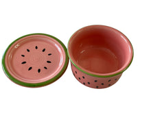 Load image into Gallery viewer, Fiesta FTCCO Watermelon Ramekin  w Coaster Salt Cellar
