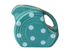 Load image into Gallery viewer, Fiesta HLCCA 2024 Exclusive Turquoise w White Dots Polka Dots Mini Disk
