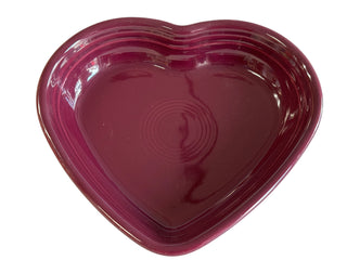 Fiesta Medium Heart Bowl Claret