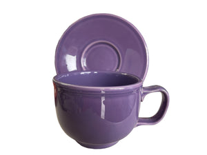 Fiesta Lilac Jumbo Mug & Saucer Retired Color