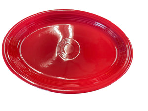 Fiesta Scarlet Turkey Platter Retired Item
