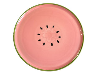 Fiesta Watermelon Pedestal Cake Plate