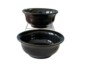 Fiesta Retied Black Utility Bowls Set of 2