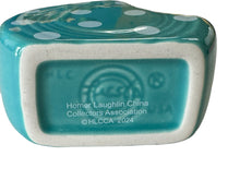 Load image into Gallery viewer, Fiesta HLCCA 2024 Exclusive Turquoise w White Dots Polka Dots Mini Disk
