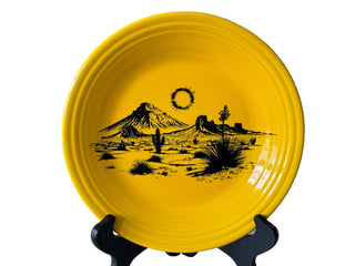 Fiesta HLCCA 2024 Conference Exclusive Southwest Silhouette  Dinner Plate Daffodil