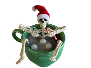 Bone Tired Skelly  Cocoa Time By Color Me Mosaic