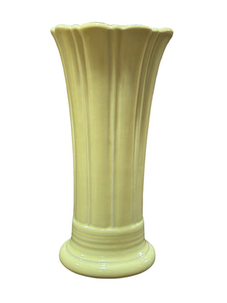 Fiesta Fluted Medium  Vase Yellow