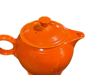 Vintage Fiesta Original Red Large Teapot 1930 - 1939