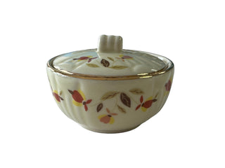 China Specialties Autumn Leaf Miniature Grease Jar