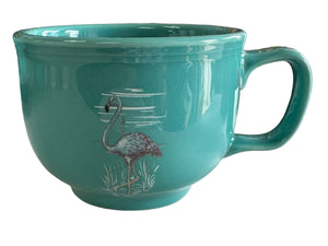 Fiesta China Specialties Noon Over Miami Jumbo Mug Turquoise