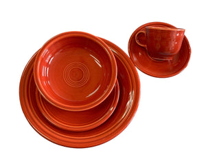 Fiesta Paprika  5pc Place Settings