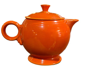 Vintage Fiesta Original Red Large Teapot 1930 - 1939
