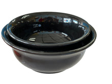 Load image into Gallery viewer, Fiesta Retied Black Utility Bowls Set of 2
