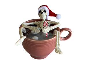 Bone Tired Skelly  Cocoa Time By Color Me Mosaic