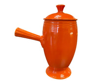 Load image into Gallery viewer, Vintage Fiesta  Red Demitasse Stick Handle Coffee Pot 1935-1942.
