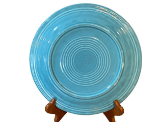 Vintage Fiesta Divided Grill Plate 10.5 Turquoise