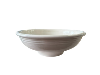 Fiesta White Pedestal Bowl