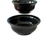 Load image into Gallery viewer, Fiesta Retied Black Utility Bowls Set of 2
