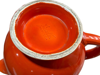 Vintage Fiesta RED Ice Lip Pitcher  1936 - 1946 BEAUTIFUL