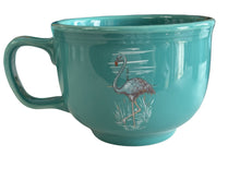 Load image into Gallery viewer, Fiesta China Specialties Noon Over Miami Jumbo Mug Turquoise
