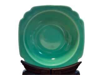 VINTAGE HOMER LAUGHLIN RIVIERA 5" GREEN  BERRY FRUIT BOWL