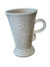 Load image into Gallery viewer, Fiesta Pearl Gray Pedestal Mug Retired Color &amp; Shape
