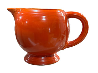 Vintage Fiesta RED Ice Lip Pitcher  1936 - 1946 BEAUTIFUL